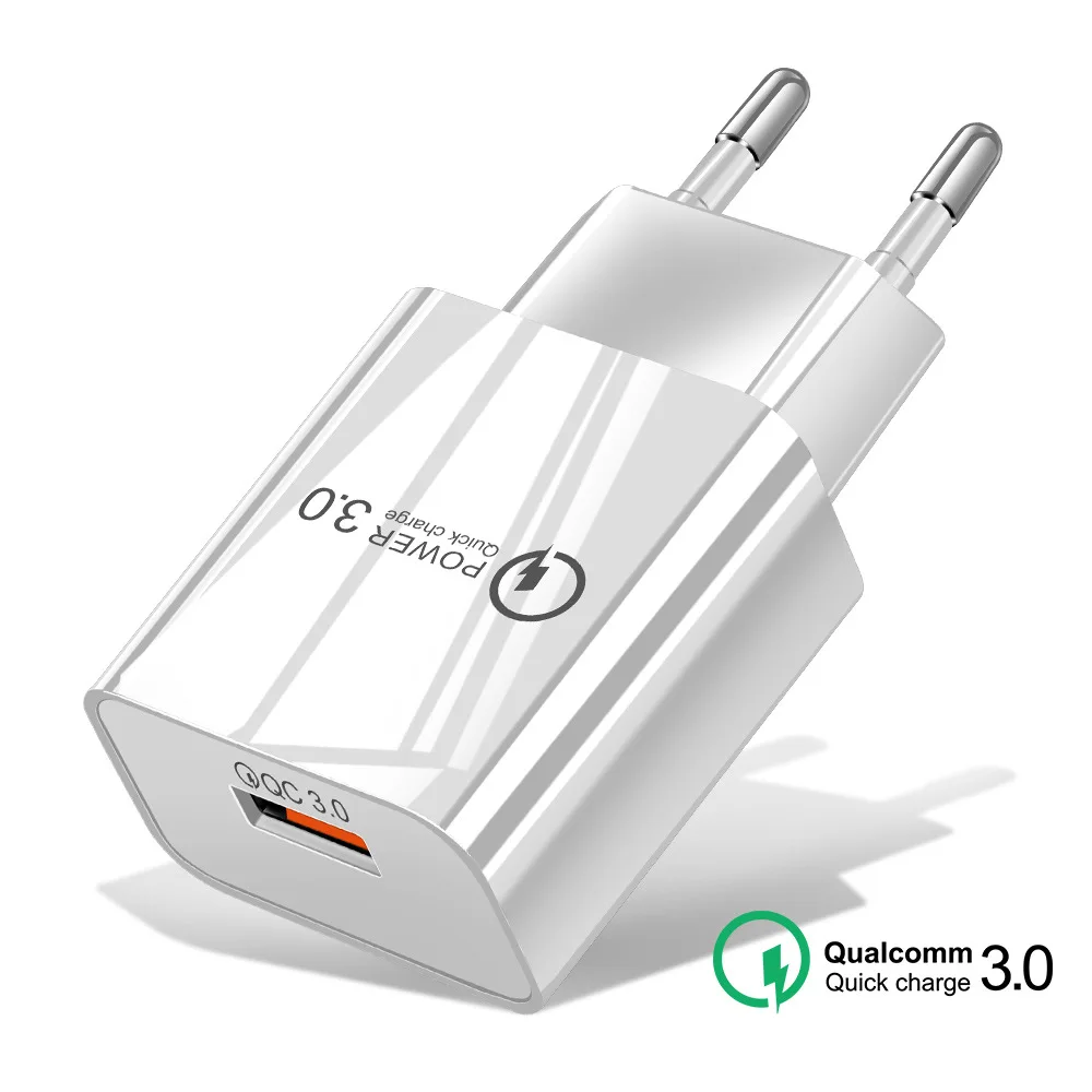 Бренд Quick Charge 3,0 18 Вт QC 3,0 4,0 быстрое зарядное устройство USB портативное зарядное устройство для мобильного телефона iPhone samsung Xiaomi huawei