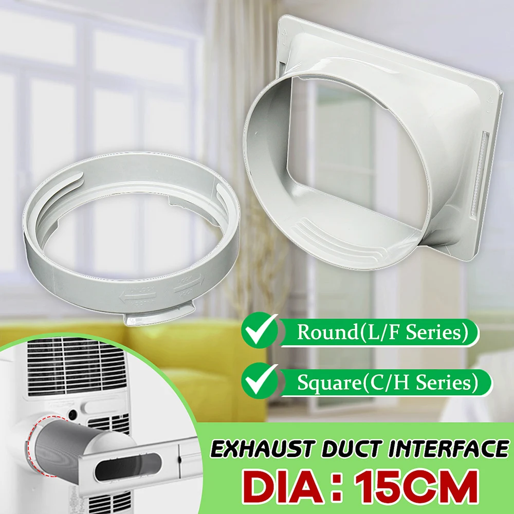 

Diameter 150mm/5.9" Portable Air Conditioning Body Exhaust Duct Interface Round(L/F Series)