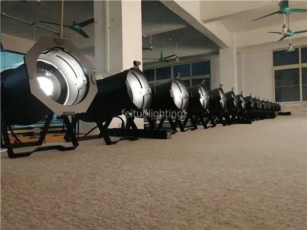 F светильник чехол+ 200 Вт Cob Led Par Светильник Zoom теплый белый(WW) Dmx512 с масштабированием светодиодный Par Can светильник