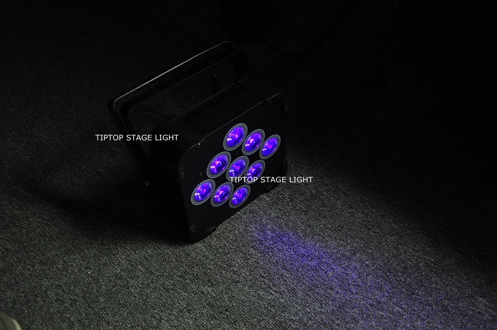 Gigertop TP-G3039-6IN1 9x18 Вт Питание от аккумулятора черный беспроводной пульт дистанционного светодиодный Par свет 165 Вт светодиодный свет для профессионального освещения
