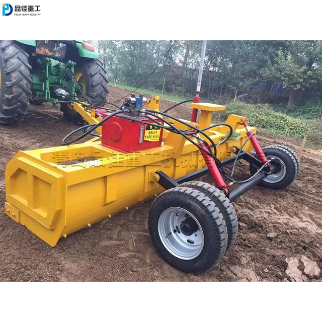 Farmland planting and leveling machine Dry land laser leveling machine  Tractor driven land scraper - AliExpress