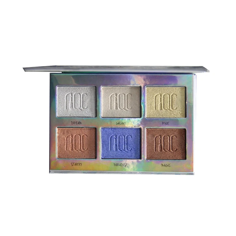 Hot Face Makeup Highlighter Palette Glitter Holographic Glow Kit iluminador Highlight Bronzer Shimmer Poudre Visage Maquiagem