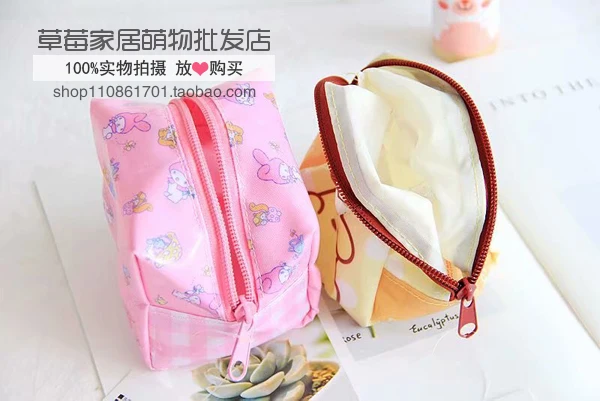 Hello kitty My Melody Cinnamoroll, маленькая Двойная звезда, pompomprin, косметички, женские сумки для хранения, для мытья, для девушек, косметички, Органайзер