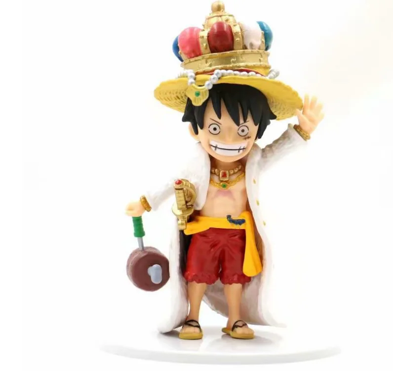 

One Piece Modeling King Super Huge Straw Hat Boy Mention Meat King Crown Luffy Boxed Garage Kit
