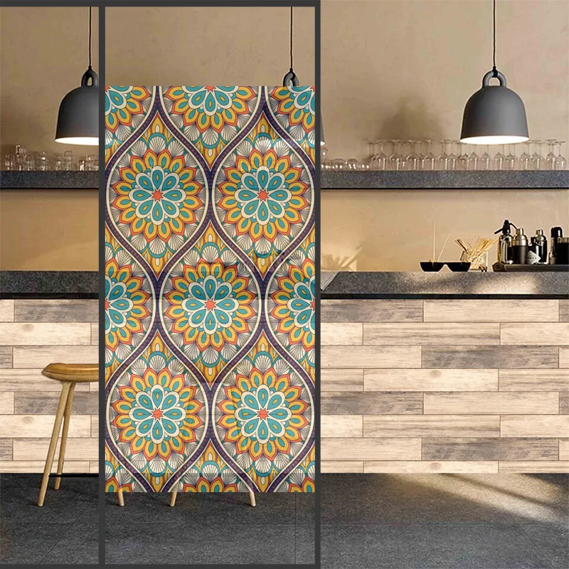 120cmx58cm Nothing Rubber Static Electricity Privacy Glass Subsidies Shading Subsidies Toilet Shower Room Glass Door Sticker 120cm*58cm - Цвет: 120cmx58cm