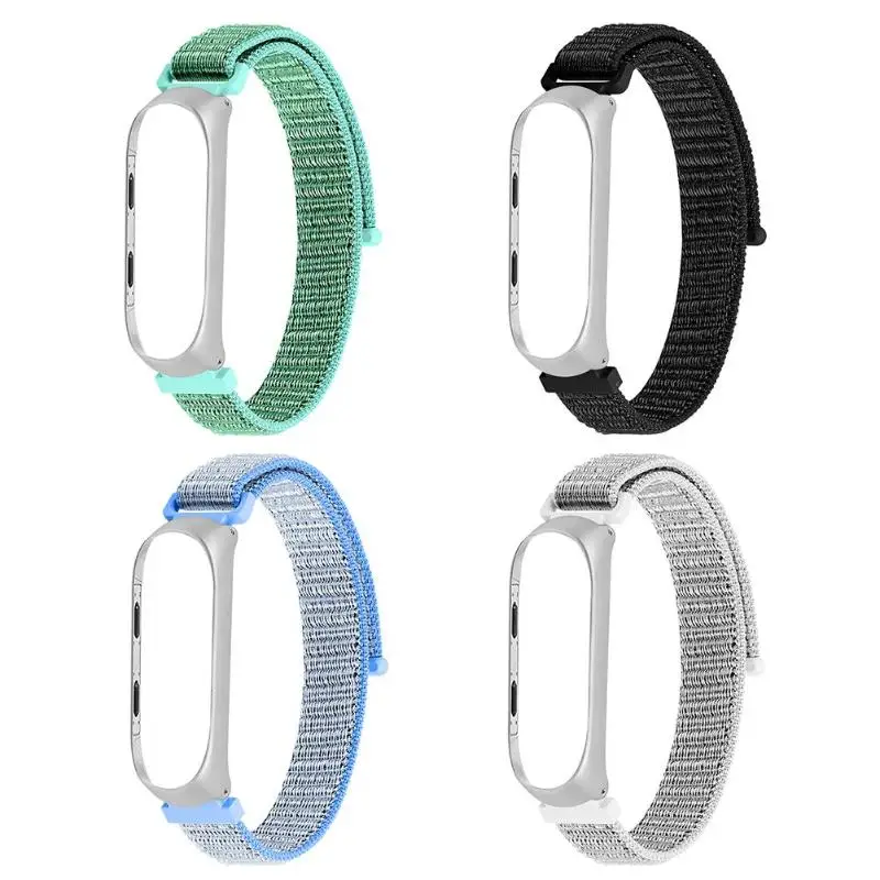 Нейлоновый ремешок-петля для часов mi Band 4 ремешок, умный Браслет сменный ремешок для Xiaomi mi Band 3 4 аксессуары
