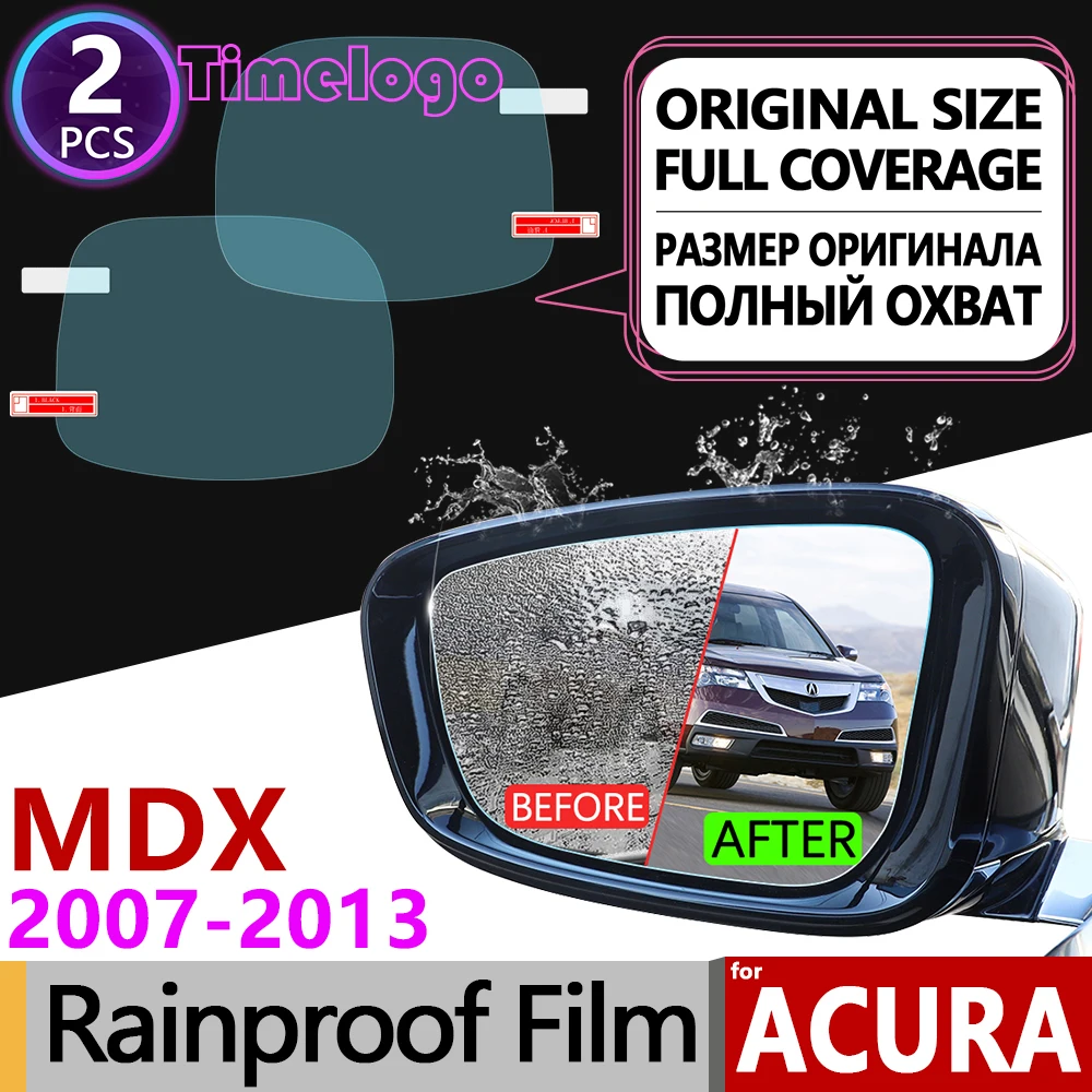 

For Acura MDX 2007~2013 YD3 Full Cover Anti Fog Film Rearview Mirror Rainproof Clear Films Accessories 2008 2009 2010 2011 2012