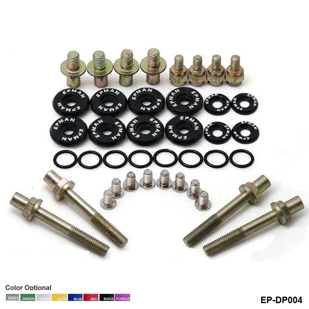 Purple Aluminum Motor Valve Cover Washer Seal Bolt Nut Kit B-Series B16A B18C Purple Aluminum Motor Valve Cover Washer Seal Bolt Nut Kit B-Series B16A B18C