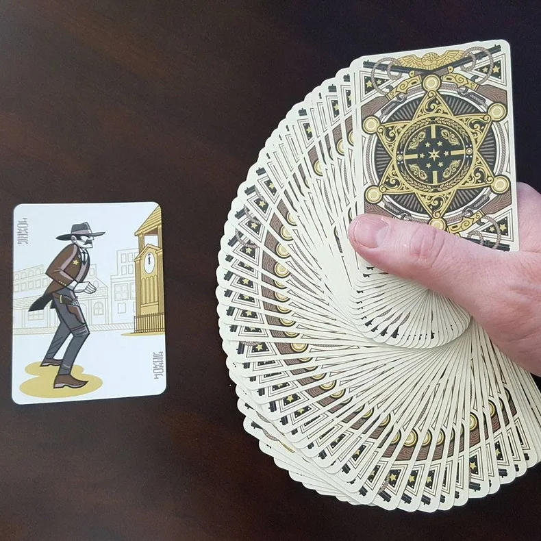 Велосипед Wild West игральные карты Outlaw/Lawmen версия Deck USPCC ограниченное издание карты коллекционный покер Волшебные трюки реквизит