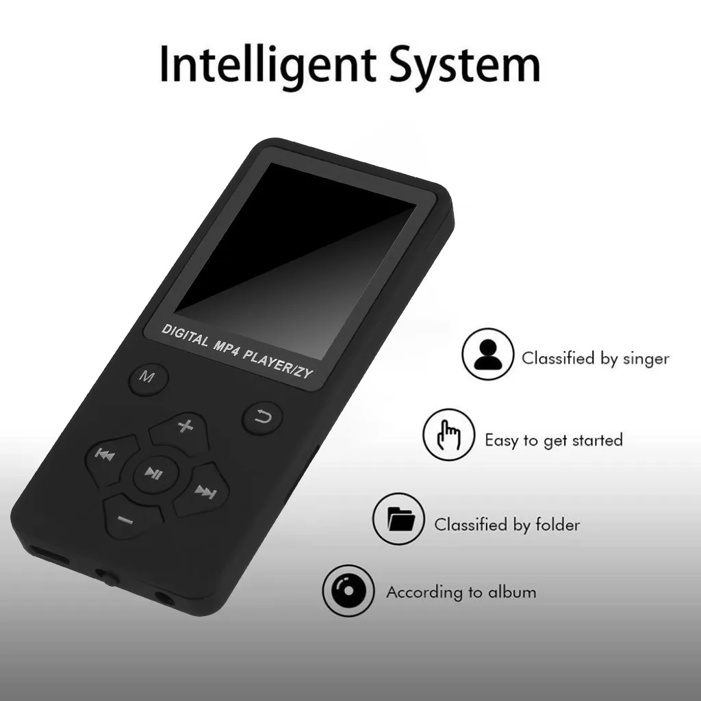 35 мини-usb-зажим ЖК-экран Bluetooth MP4 плеер поддержка 32G TF карта ультра тонкий без потерь звук 1,8 ''MP4 плеер с FM Электронная книга