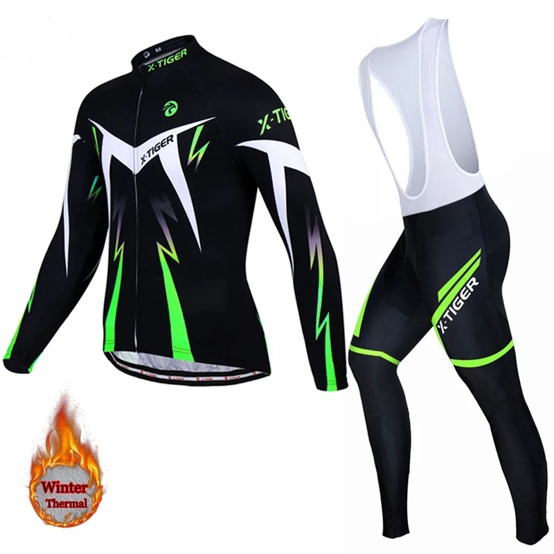 Зимние Тепловые флисовые Рыболовные костюмы наборы для велоспорта Maillot Ropa Ciclismo сохраняющая тепло велосипедная одежда велосипедные майки - Цвет: 01