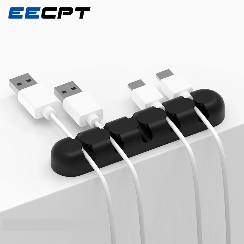 EECPT кабель организация управление силиконовый usb-кабель сумка для наушников зарядное устройство кабель держатель для хранения проводные наушники мышь