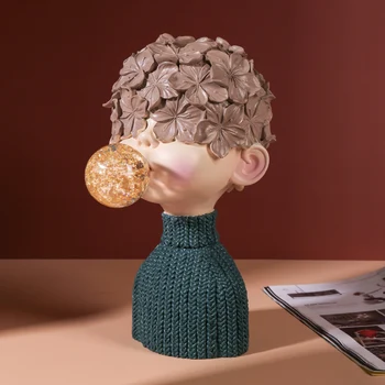 

Light Luxury Art Ornaments Creative Simple Living Room Decoration Girl Nordic Home Decor Modern Decoracao Home Decor BE50or