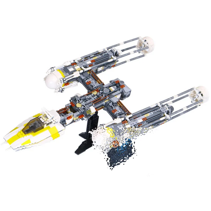 

In Stock 05040 Star Series Wars 1473Pcs MOC Y-wing Attack Model Building Blocks Toys for Kids Gifts Compatible with Legoinglys