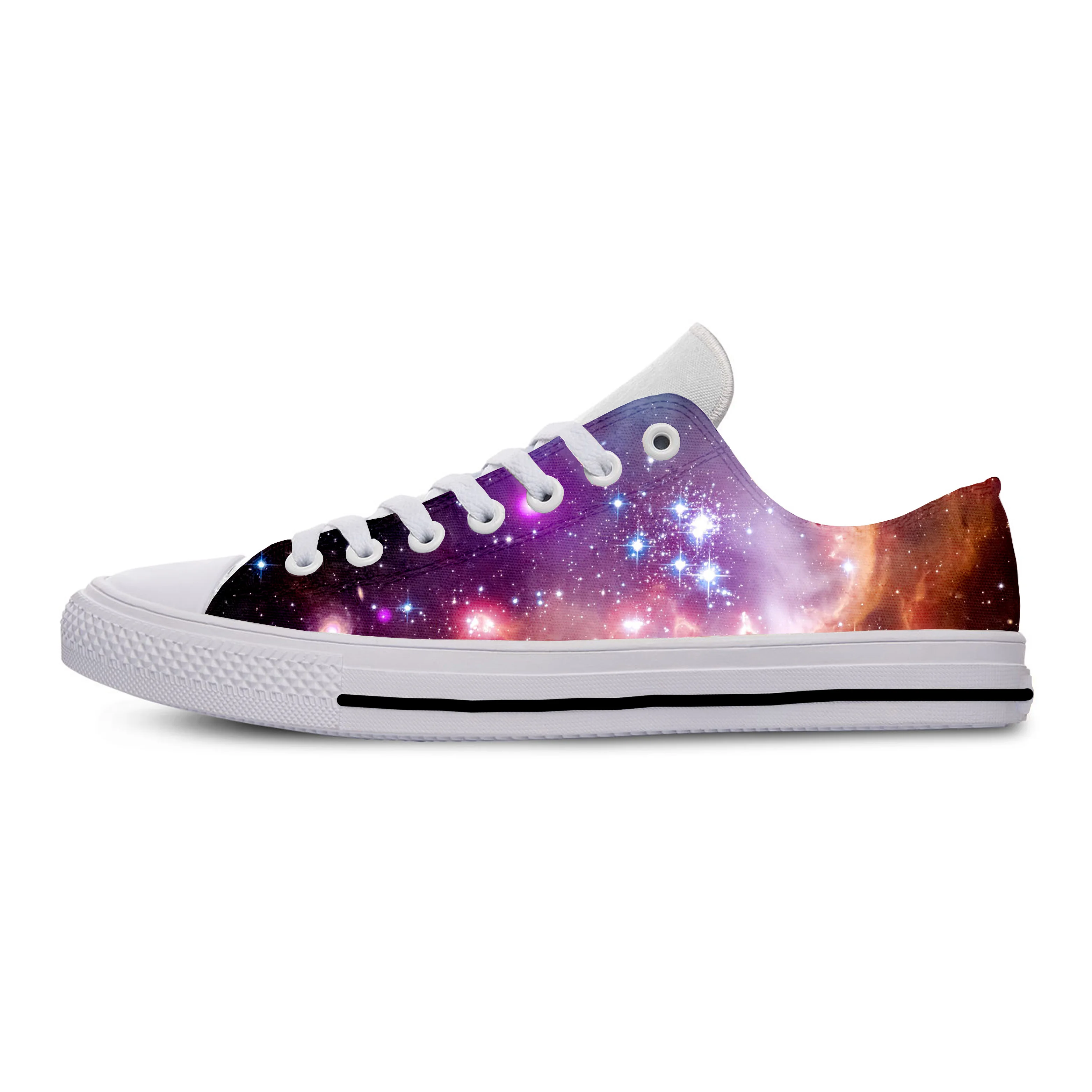 Galaxy Space популярные модные 3D кроссовки для мужчин/женщин Высокое качество 3D печать Galaxy Space повседневная обувь - Цвет: Galaxy Space 4