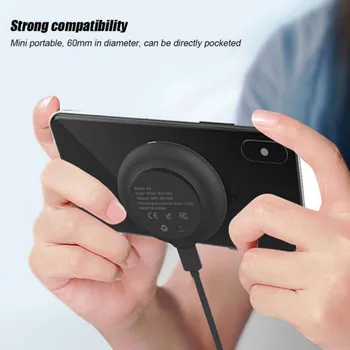 

Wireless Charging Pad 10W Fast Charge Suction Cup Charger Phone Stand suction cup Holder