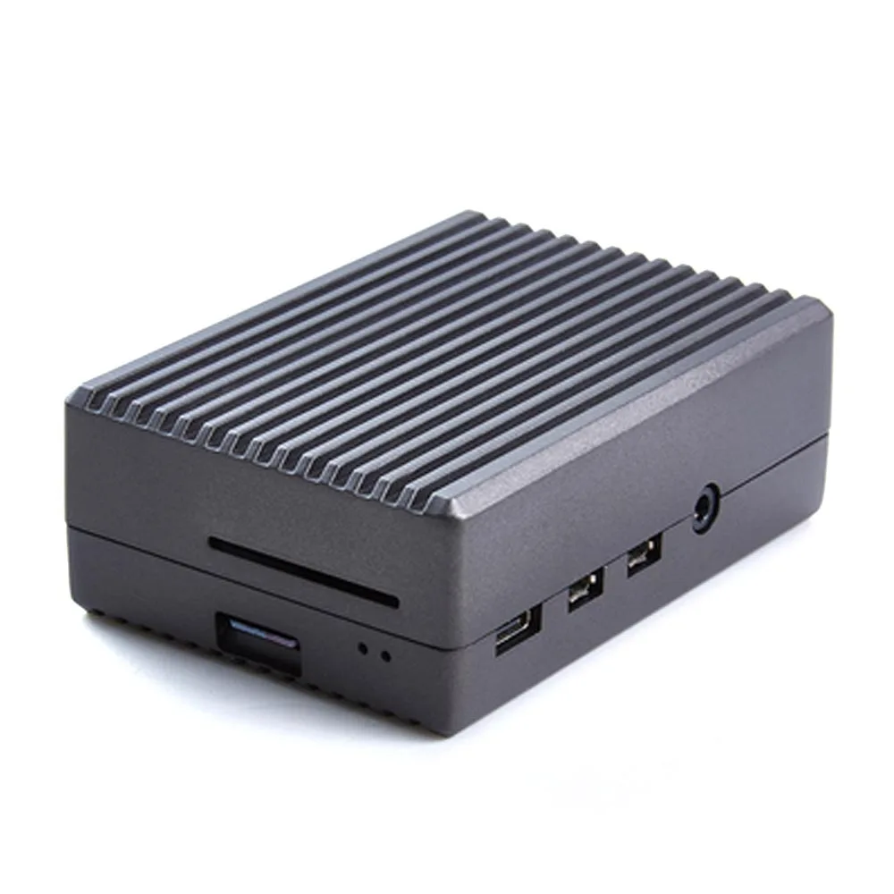 Алюминиевый Чехол Raspberry Pi 4B, металлический корпус RPI 4 Box, совместимый с Raspberry Pi 4B