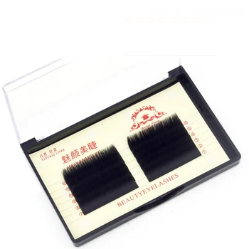 

20 boxes/lotZero touch hollow flat hair 0.15 single grafted eyelashes easy