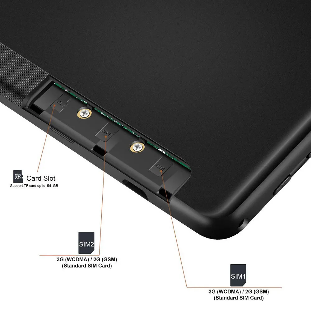 US $90.19 10 Inch PC Tablet 1280x800 IPS HD Screen Android 90 Octa Core GPS FM Bluetooth 5MP Camera 2GB RAM 32GB ROM 101 Tablet