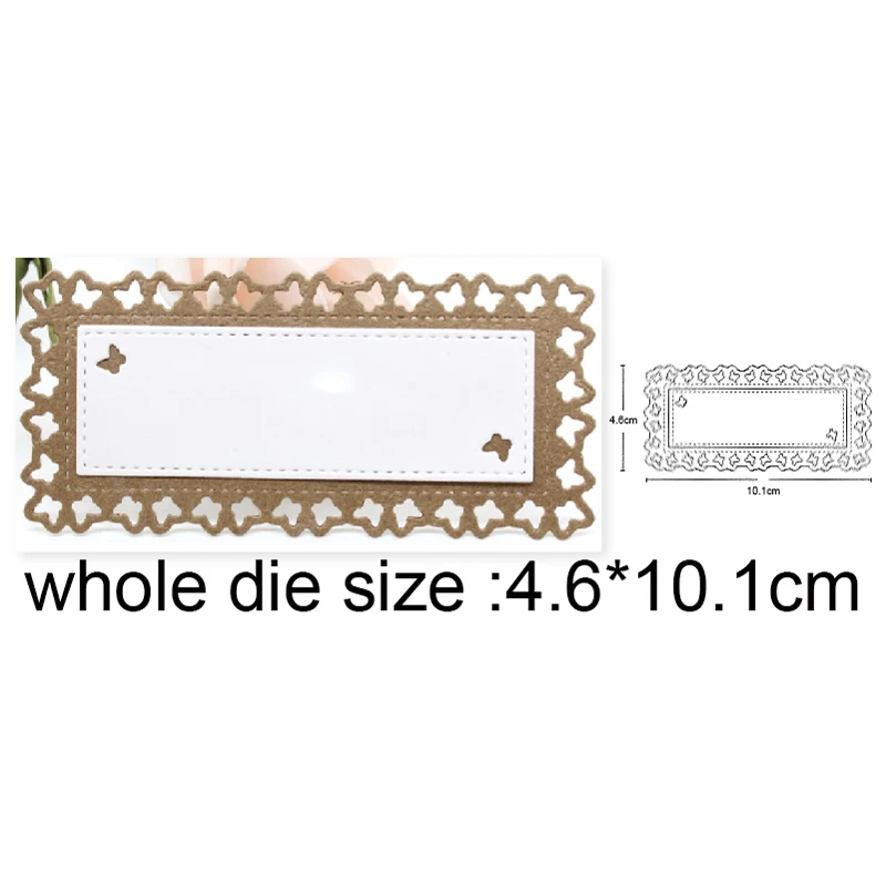 

2020 new metal dies Print Butterfly Frame Cutting Dies Stencils for DIY Scrapbooking dies Embossing Paper Card Making Craft dies