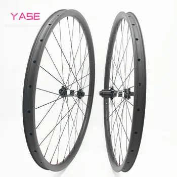 

YASE 29er carbon wheels 36x28mm tubeless mtb 29 straight pull DT350S wheelset carbon boost 100x15 142x12 bicycle mtb disc wheels
