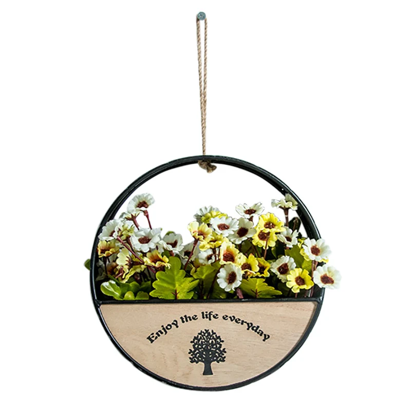Flower Pot Hanger For Wall Decoration, Wall Hanging Basket Holder Outdoor Garden Balcony Hanging Flower Pot