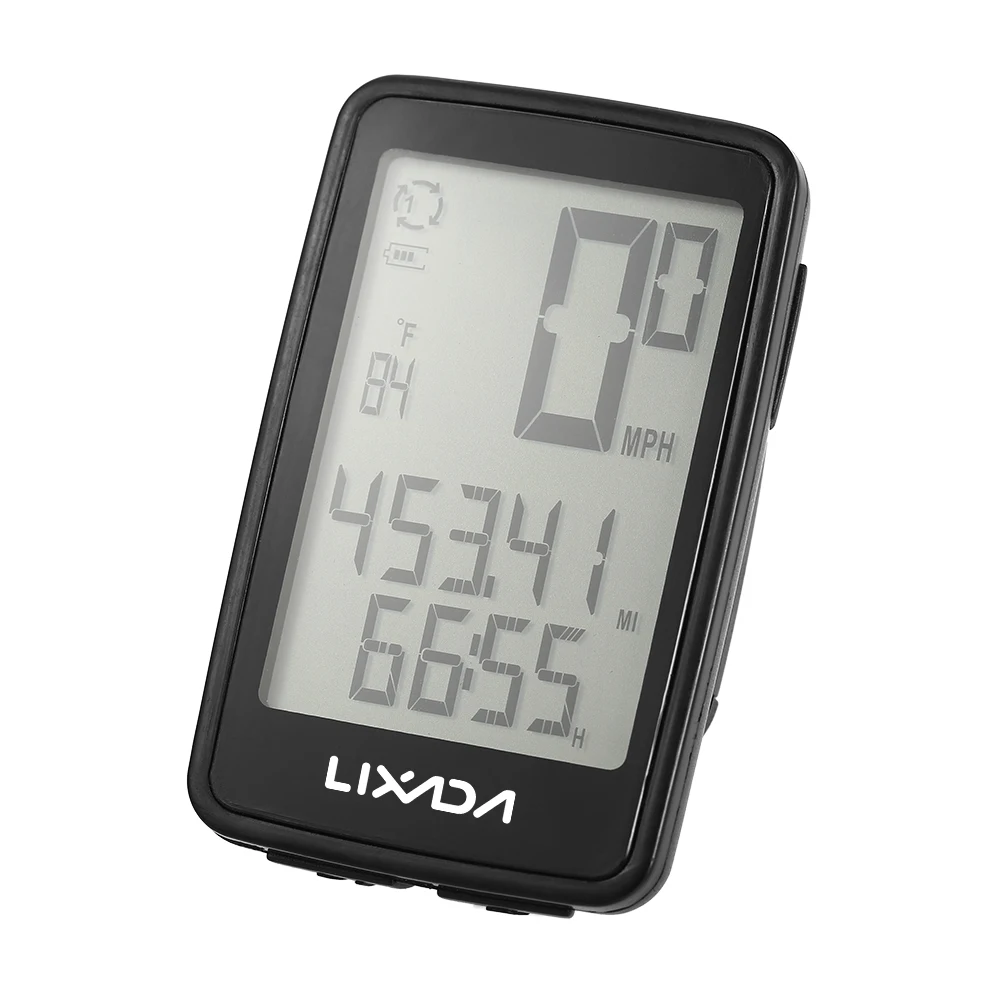 Lixada MTB велосипедный одометр секундомер USB Перезаряжаемый беспроводной Велосипедный компьютер с велосипедным спидометром одометром