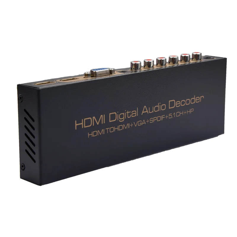 HDMI цифровой o декодер к + VGA SPDIF 5.1CH для DVD Blue Ray PS3 360 плеер (EU Plug)|Цифро-аналоговые