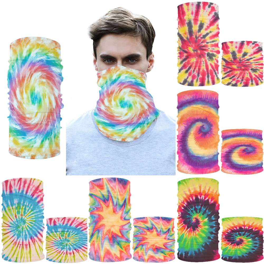 

Чехол-бандана для мужчин и женщин, многофункциональная, с радужным цветом, с принтом, для езды на велосипеде или мотоцикле