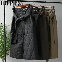 Зимние женские юбки с высокой талией, Асимметричные Длинные юбки на пуговицах, корейская мода, женские юбки