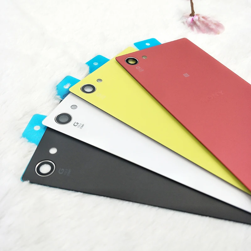 Z5 Mini стеклянный задний корпус крышка батареи для sony Xperia Z5 Compact Mini задняя дверь Замена чехол Матовая отделка с логотипом