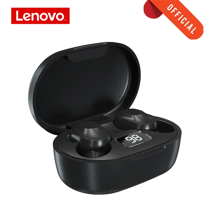 Lenovo-auriculares inalámbricos XT91 TWS, cascos originales con Bluetooth, Control táctil, música, reducción de ruido, resistentes al agua, con micrófono
