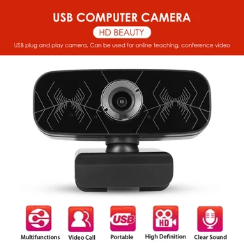 

480P 720P HD Webcam with Microphone USB 2.0 Web Camera for Windows 10 8 7 PC Computer for Online Meeting Online Class