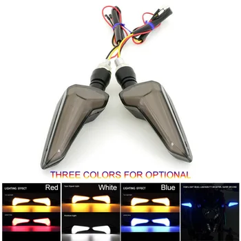 

2X Motorcycle Signal Turn Light White Amber Red LED Direction Indication Blinker