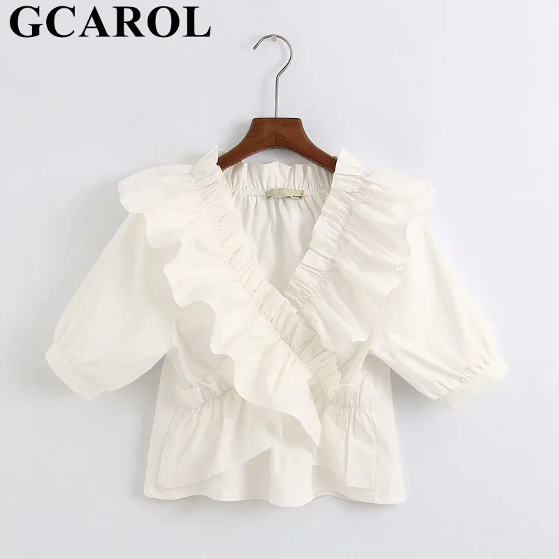 layered ruffle blouse