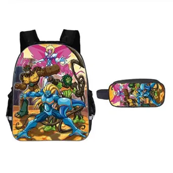 

Games Gormiti Children's Cartoon 3D School Bags Boys Girls Primary School Backpack Kids Backpack Schoolbags Mochila Infantil