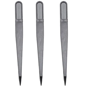 

3 Pcs Anti-Static Tweezers Electronic Rework Repair Tool Black