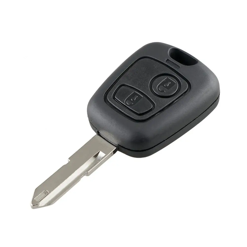 

2 Buttons 100% Brand New Remote Key Fob Controller Fit for Citroen Peugeot