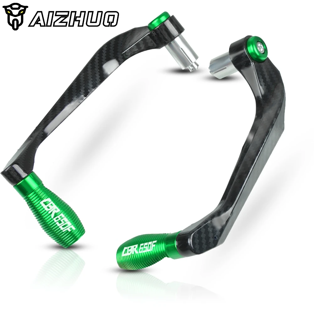 7/8" 22mm Motorcycle Lever Guard Brake Clutch Lever Protector Proguard For HONDA CBR650F CBR 650F CBR 650 F - Цвет: green