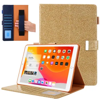

Glitter tablet case For Apple ipad mini 1 2 3 4 5 PU Soft Leather Stand Luxury Flip Hand Strap Case For ipad mini 4 cover luxury