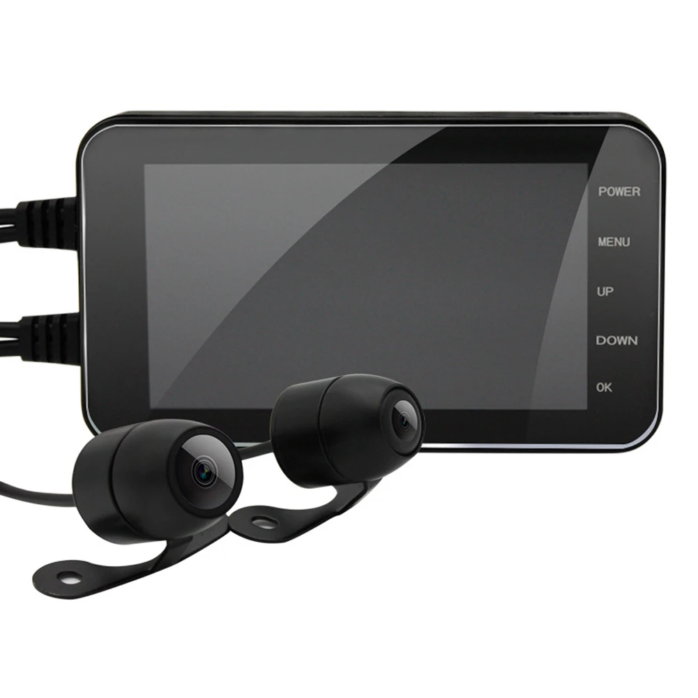 

Vehicle Practical Motorcycle DVR Dash Cam LCD Display Camera Driving Digital Parts Video Recorder Mini Waterproof Safe