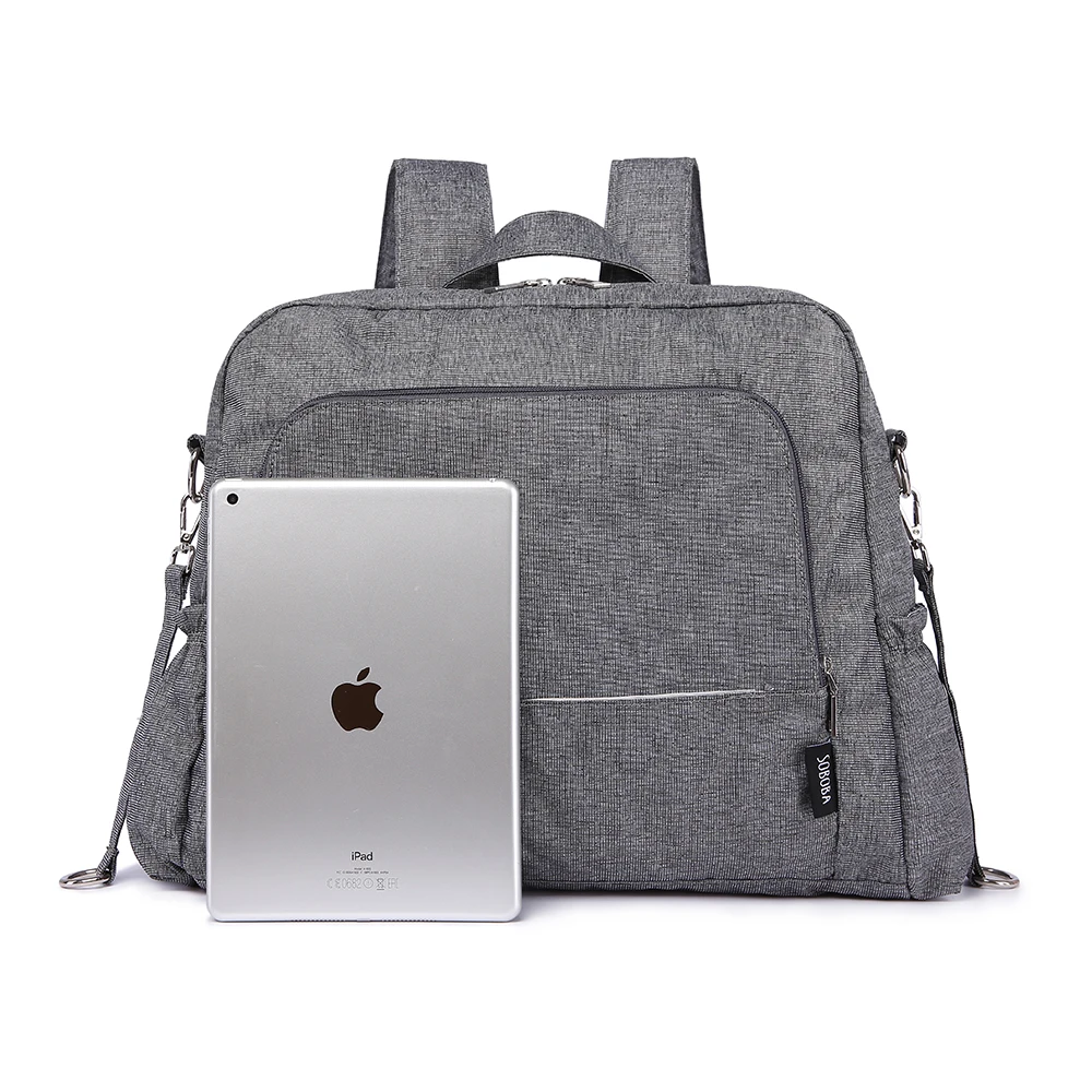 Multi-Function Waterproof Diaper Bag Stylish Travel Tote with Stroller Strips Changing Mat Set Large Capacity Stroller Bag