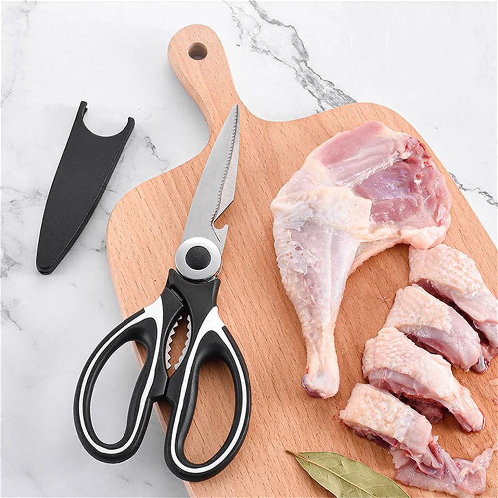 Shuoji Multifunctional Kitchen Scissors Knives Detachable Stainless Steel Shears  Cooking Chicken Bones Strong Scissors Knife - Kitchen Knives - AliExpress