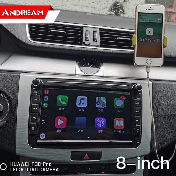 ЕС " 2 Din автомобиля стерео радио с VW CarPlay и Android авто для Volkswagen POLO PASSAT TOURAN Golf 5 6 Skoda Seat Leon B6