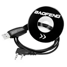 2 pçs cd usb linha de programação original baofeng cabo para UV-5R UV-82 b2 plus BF-888S kenwood puxing rádio wln KD-C1 walkie talkie