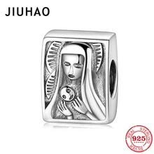 925 пробы серебряные бусины для создания жизни богини ИГИЛ, подходят для браслетов из бисера Pandora для женщин, амулеты DIY, оригинальные ювелирные изделия, подарок