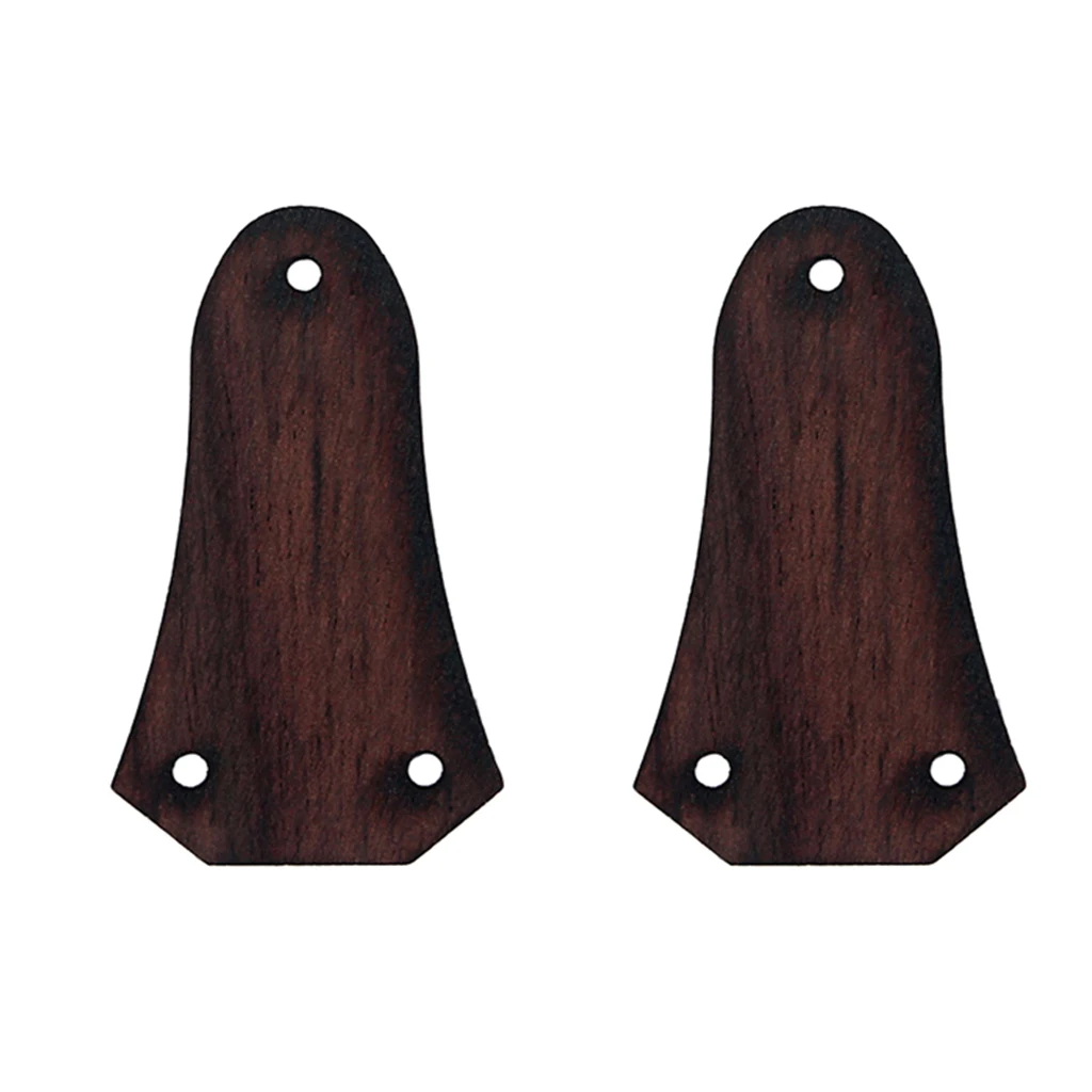 Exquisite Rosewood 3 Holes Truss Rod Cover Plate For Acoustic/Electric Guitar Pack Of 2