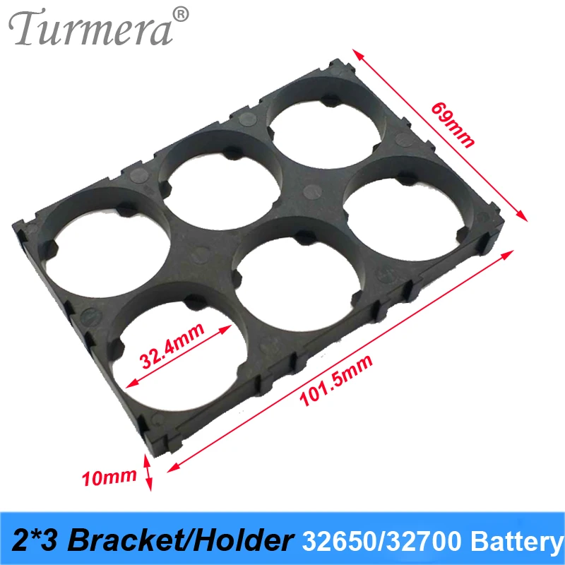 32650 23 Battery Holder Bracket Cell Safety Anti Vibration Plastic Brackets For 32650 Batteries 03