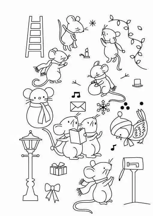 animal Transparent Clear Stamps for DIY Scrapbooking/Card Making/Kids Christmas Fun Decoration Supplies