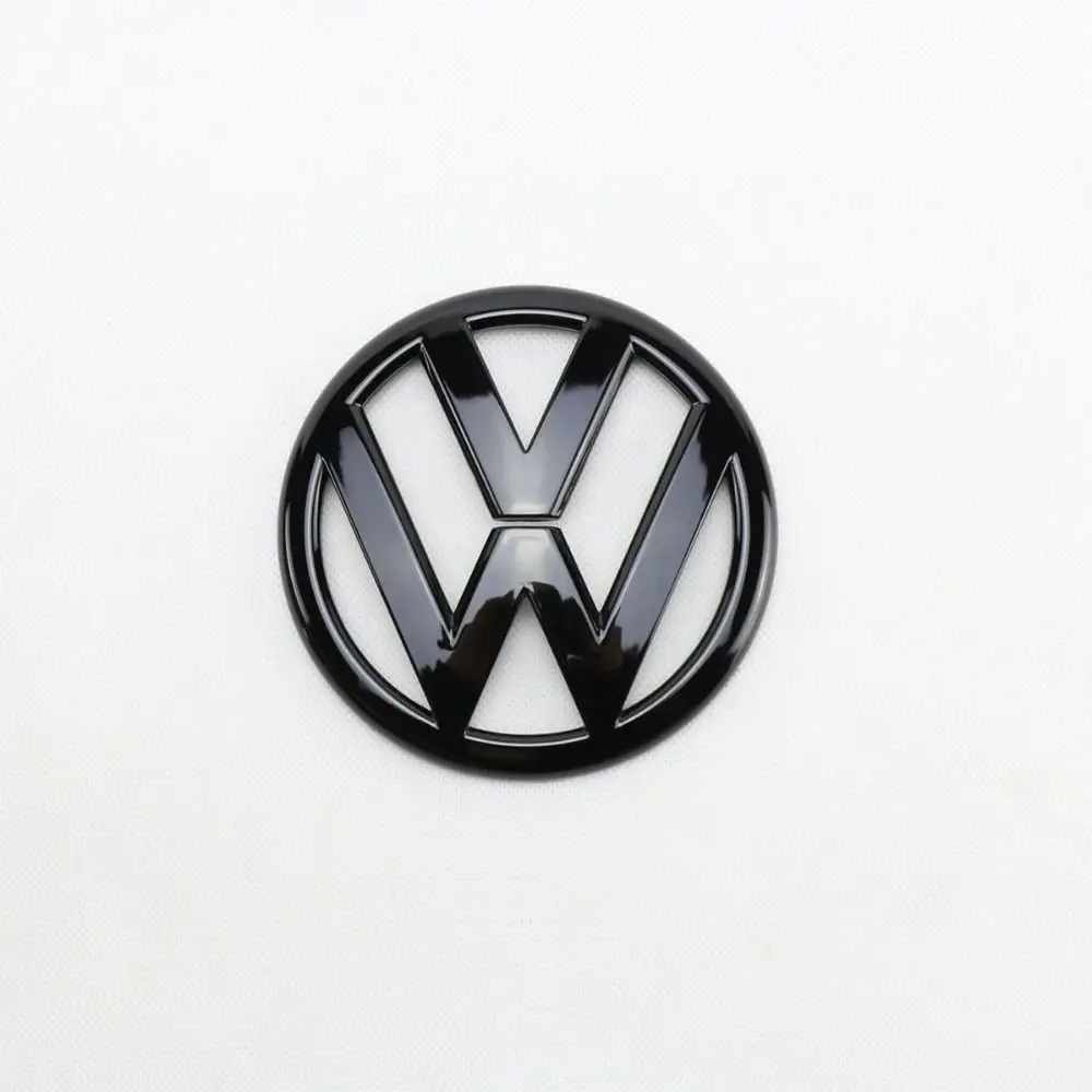 110mm Gloss Black Rear Trunk Lid Badge Logo Emblem Replacement For